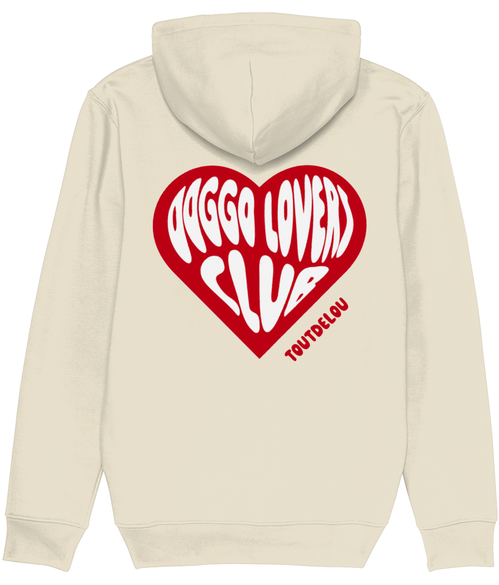 Hoodie - dog lovers club - print on back