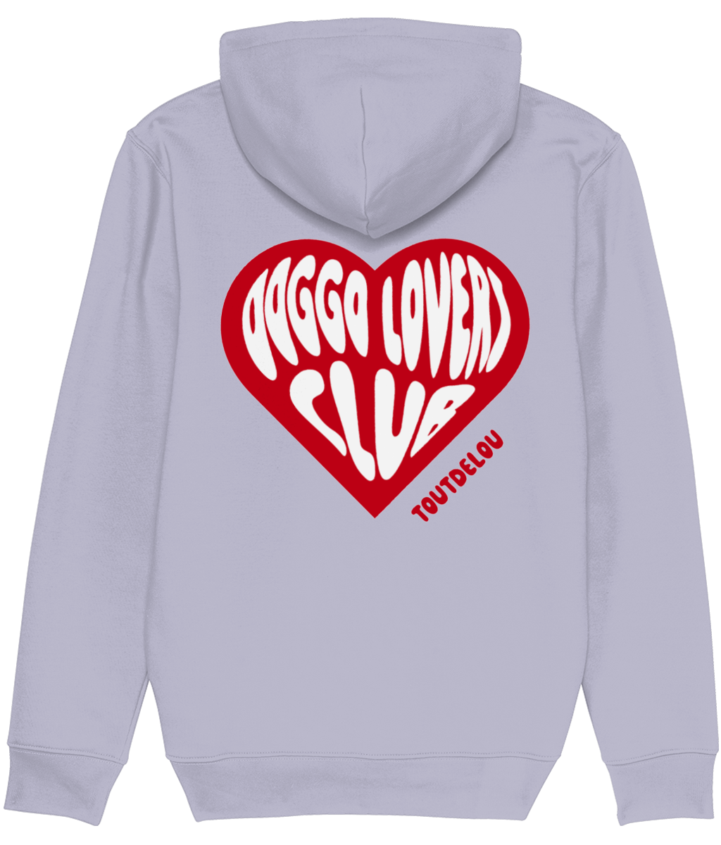 Hoodie - dog lovers club - print on back