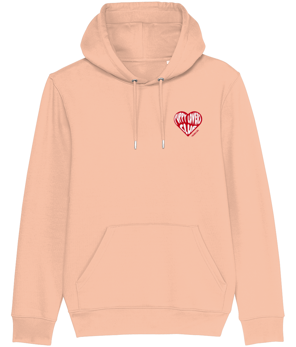 Hoodie - puppy lovers club - front and back