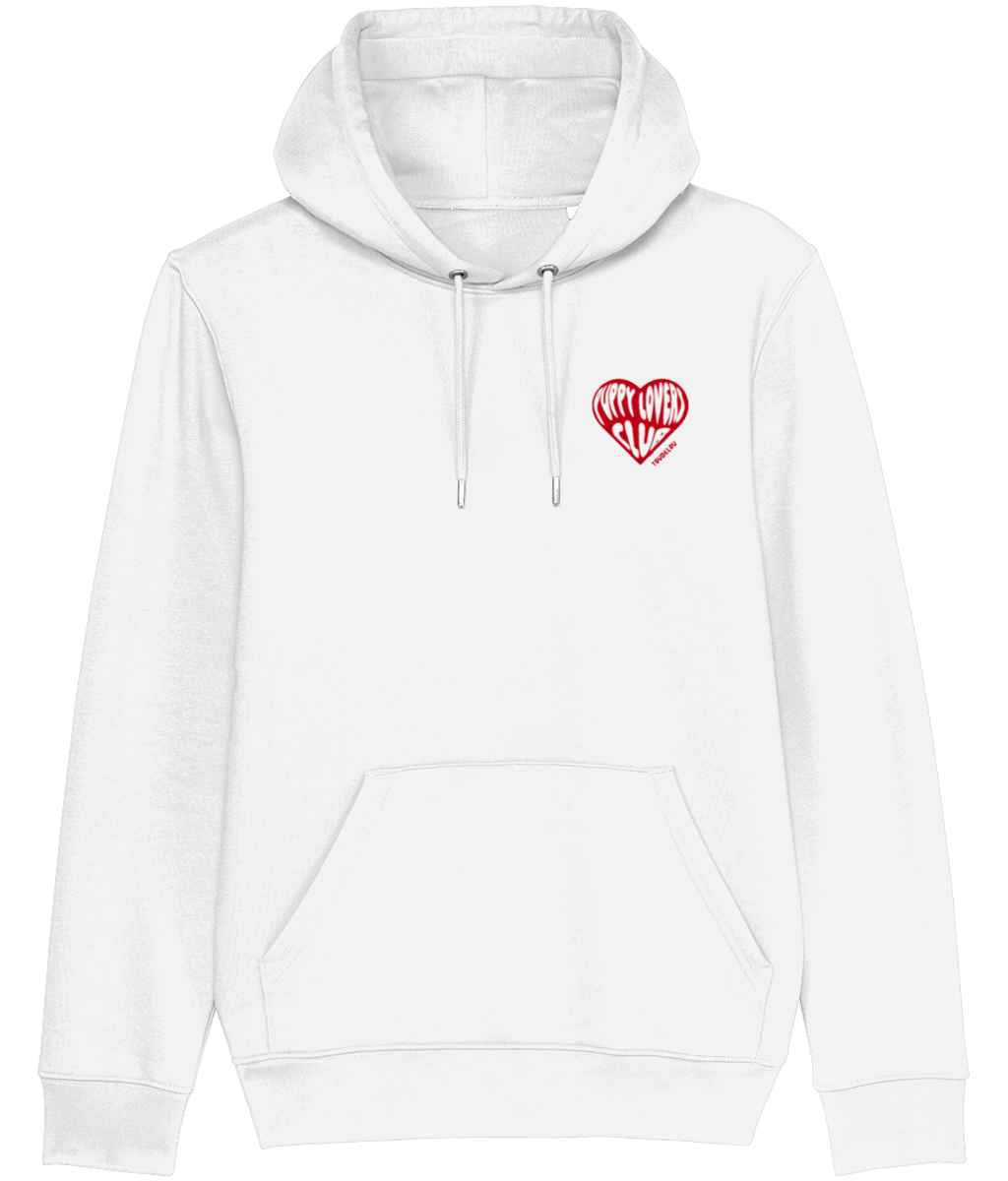 Hoodie - puppy lovers club - front and back