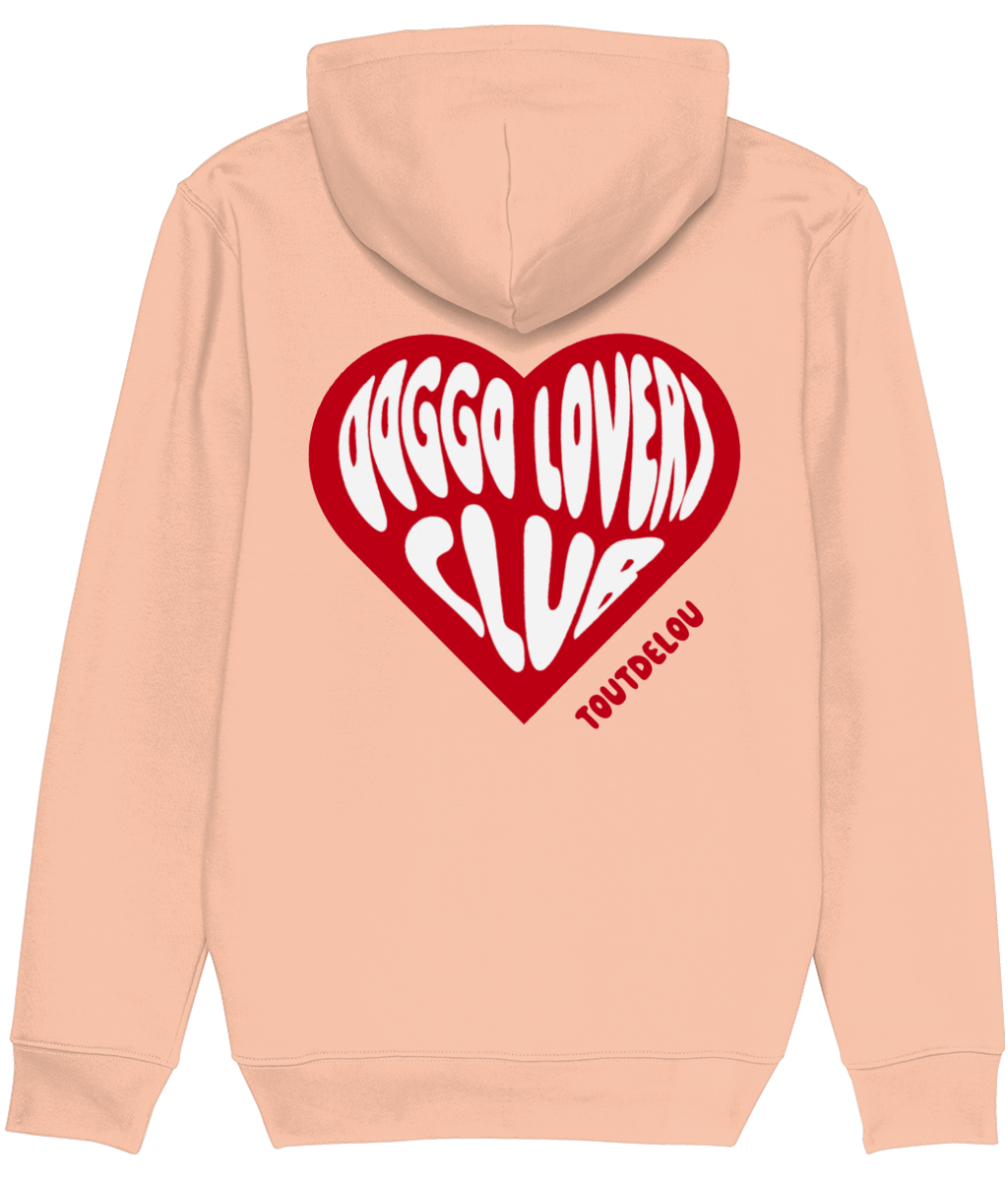 Hoodie - dog lovers club - print on back