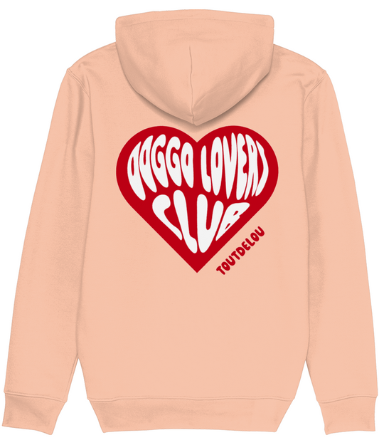 Hoodie - dog lovers club - print on back