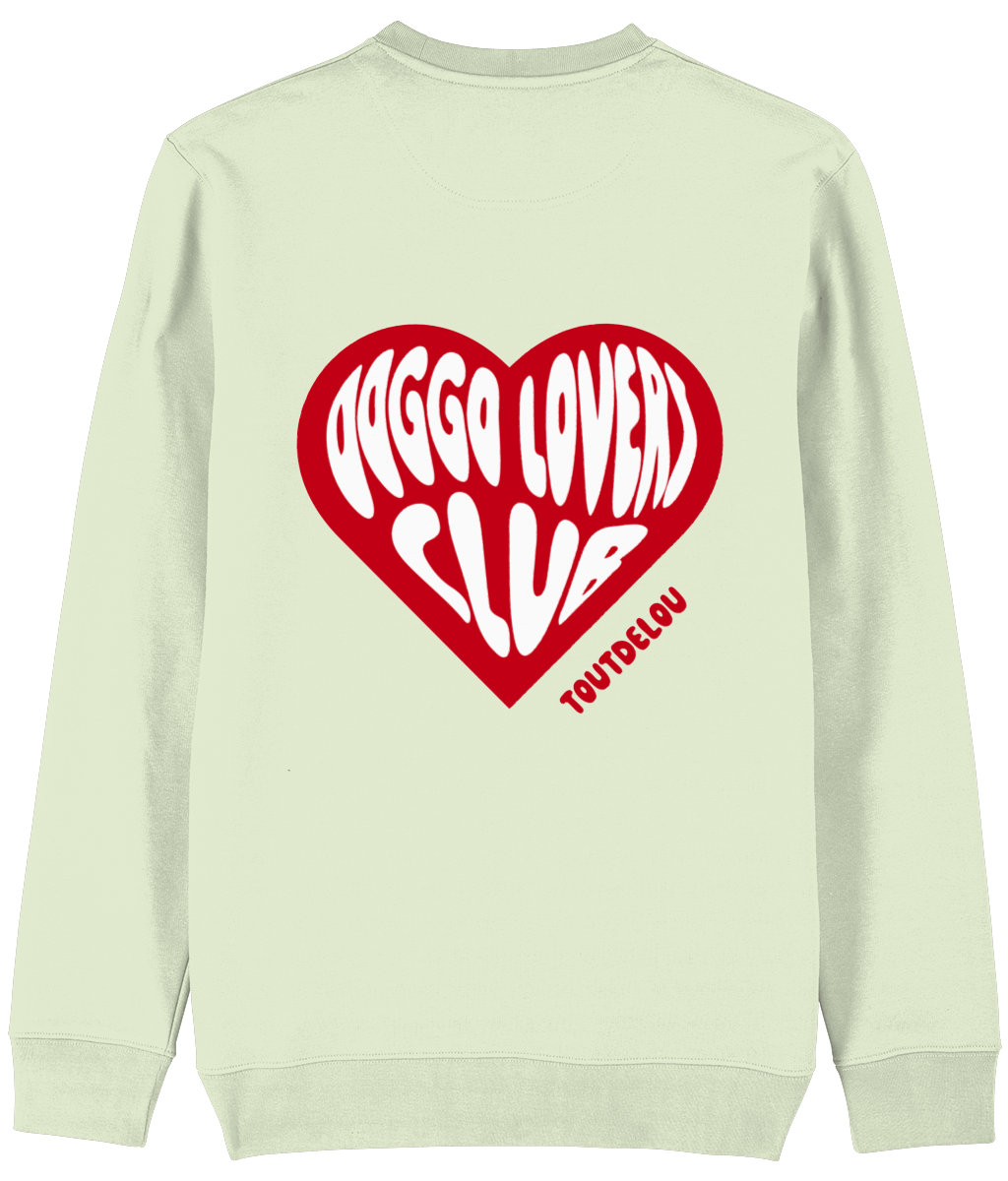 Sweater - dog lovers club - front and back