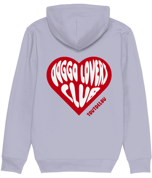 Hoodie -  dog lovers club - front and back