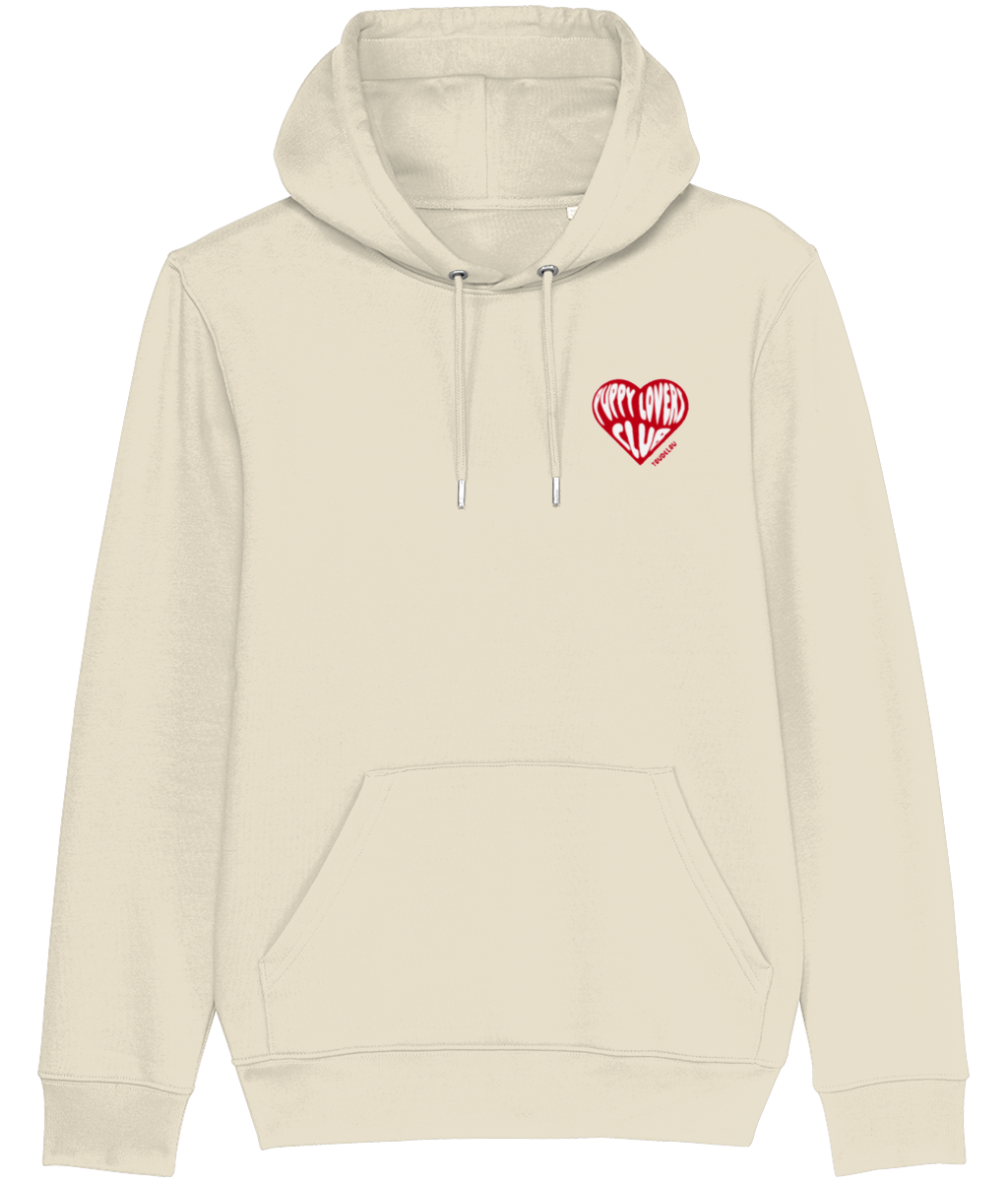 Hoodie - puppy lovers club - front and back